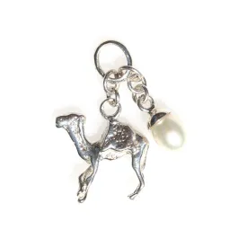 Cable Beach Camel & Pearl Pendant/Charm