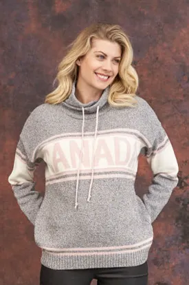 Canadiana Eco Cotton High neck/Funnel Pullover Sweater