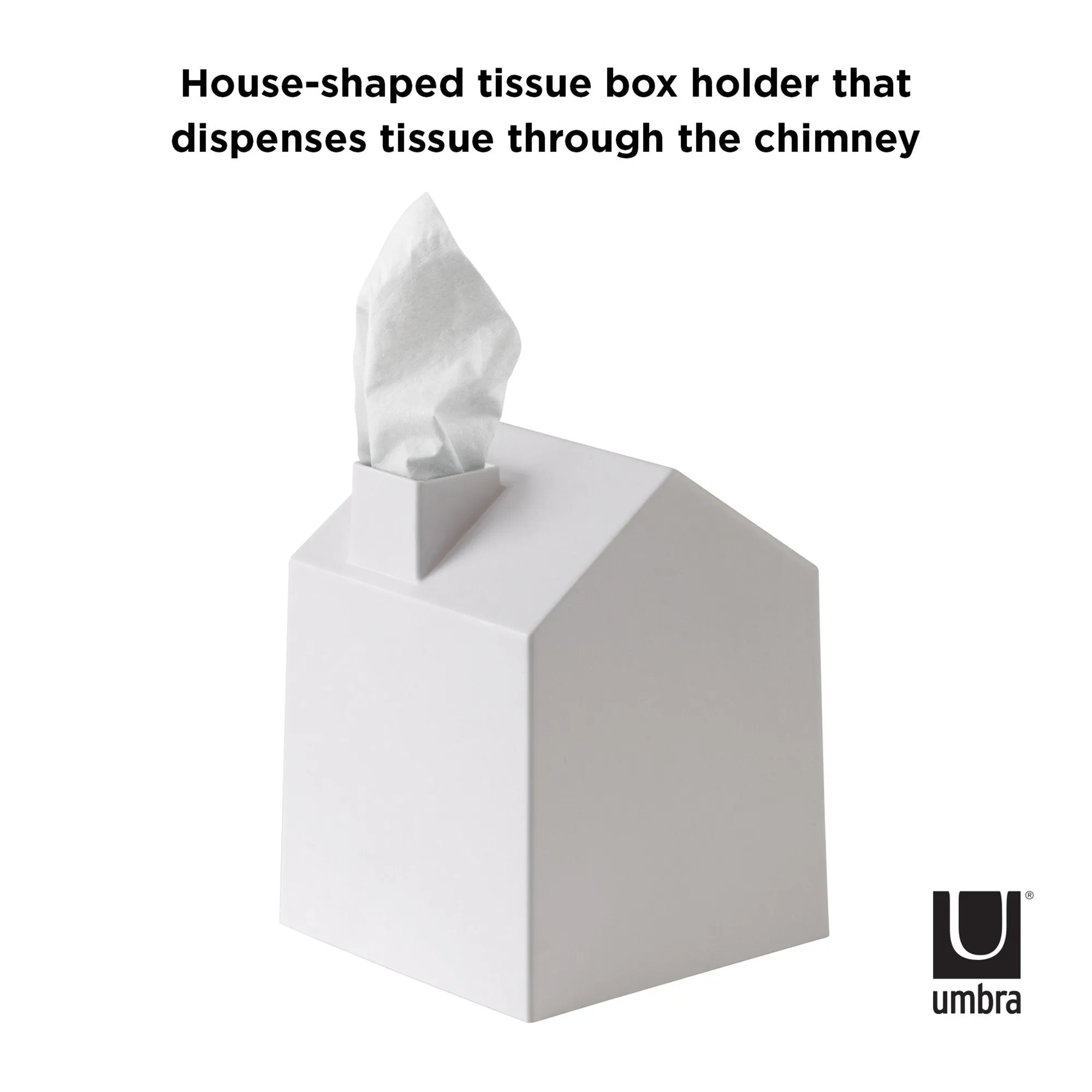 Casa Tissue Box Cover White