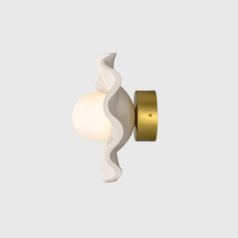 Ceramic Grooved Wall Light