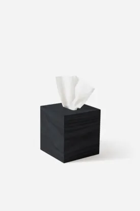 Citta - Oku Tissue Box - 14 X 14 X 15cmh - Black