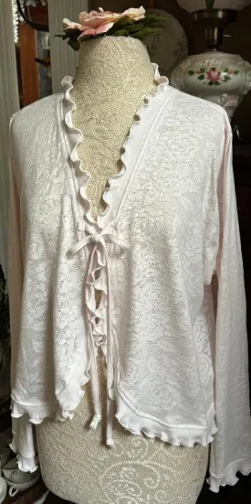 Cotton Bed Jacket LACE Collection