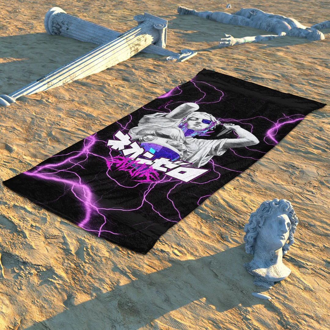 Cybervision Beach Towel