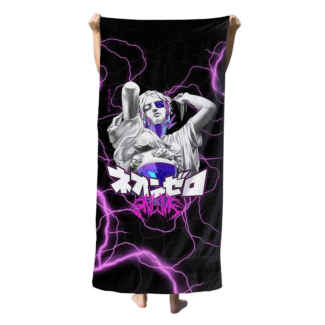 Cybervision Beach Towel