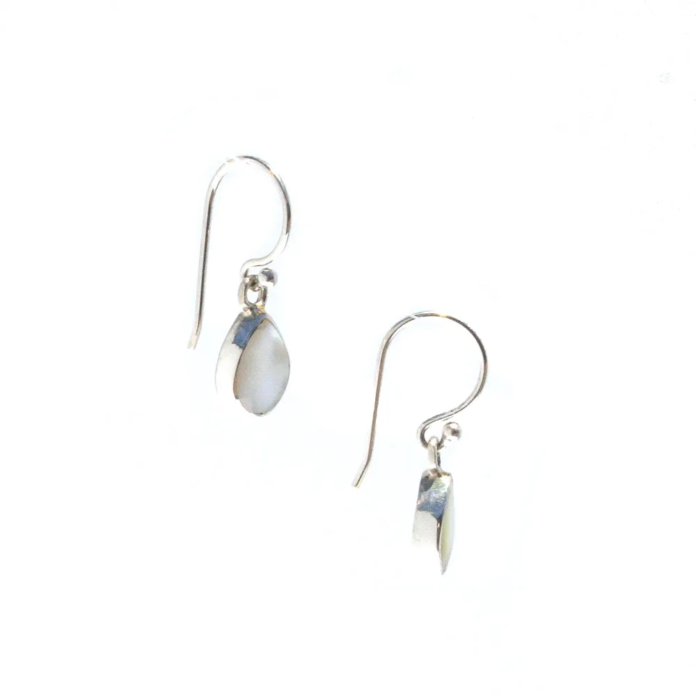 Dew Drop Mother of Pearl Earrings Small