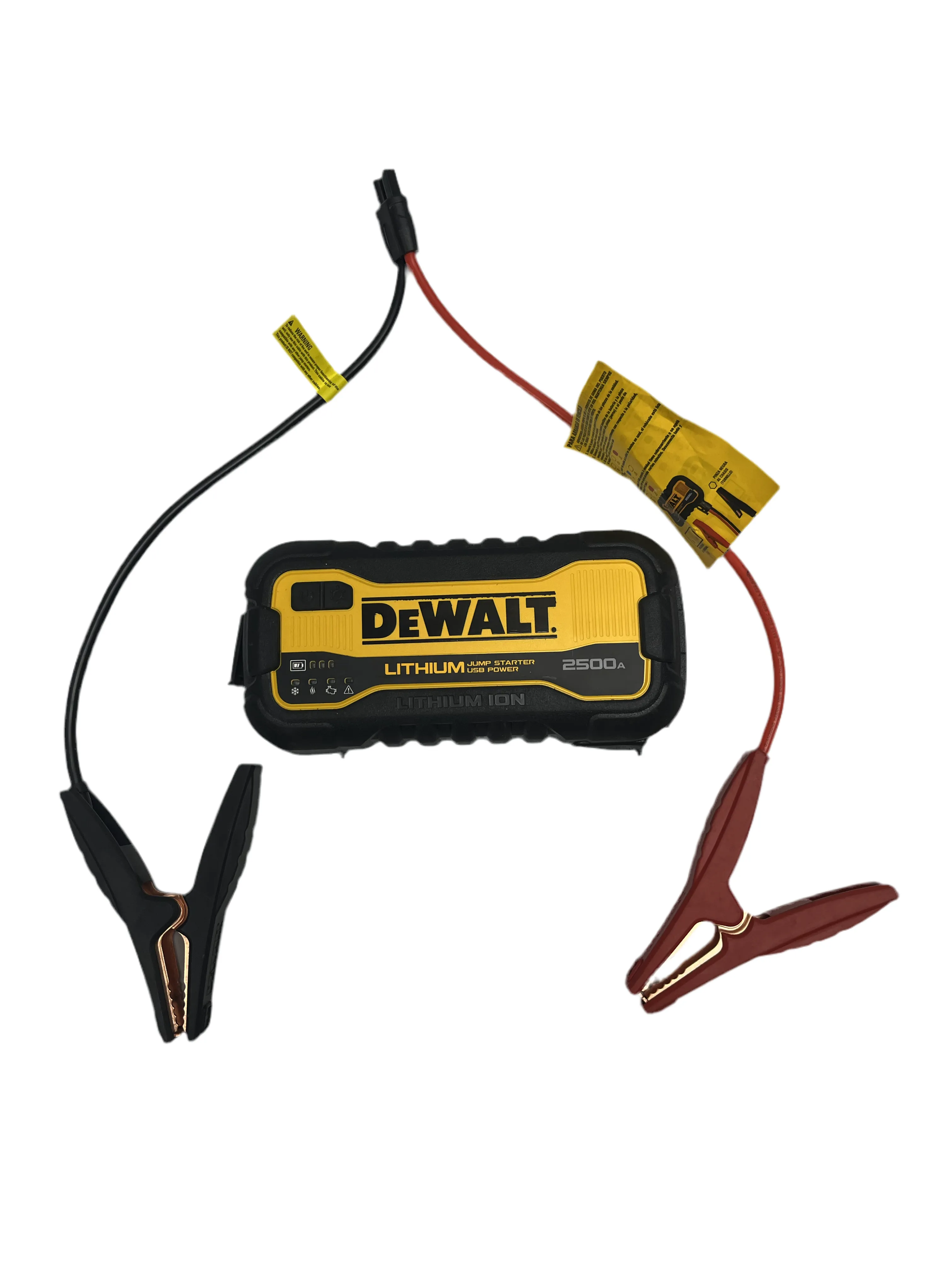 DEWALT 2500A Peak Amp Jump Starter Pack w/Cables