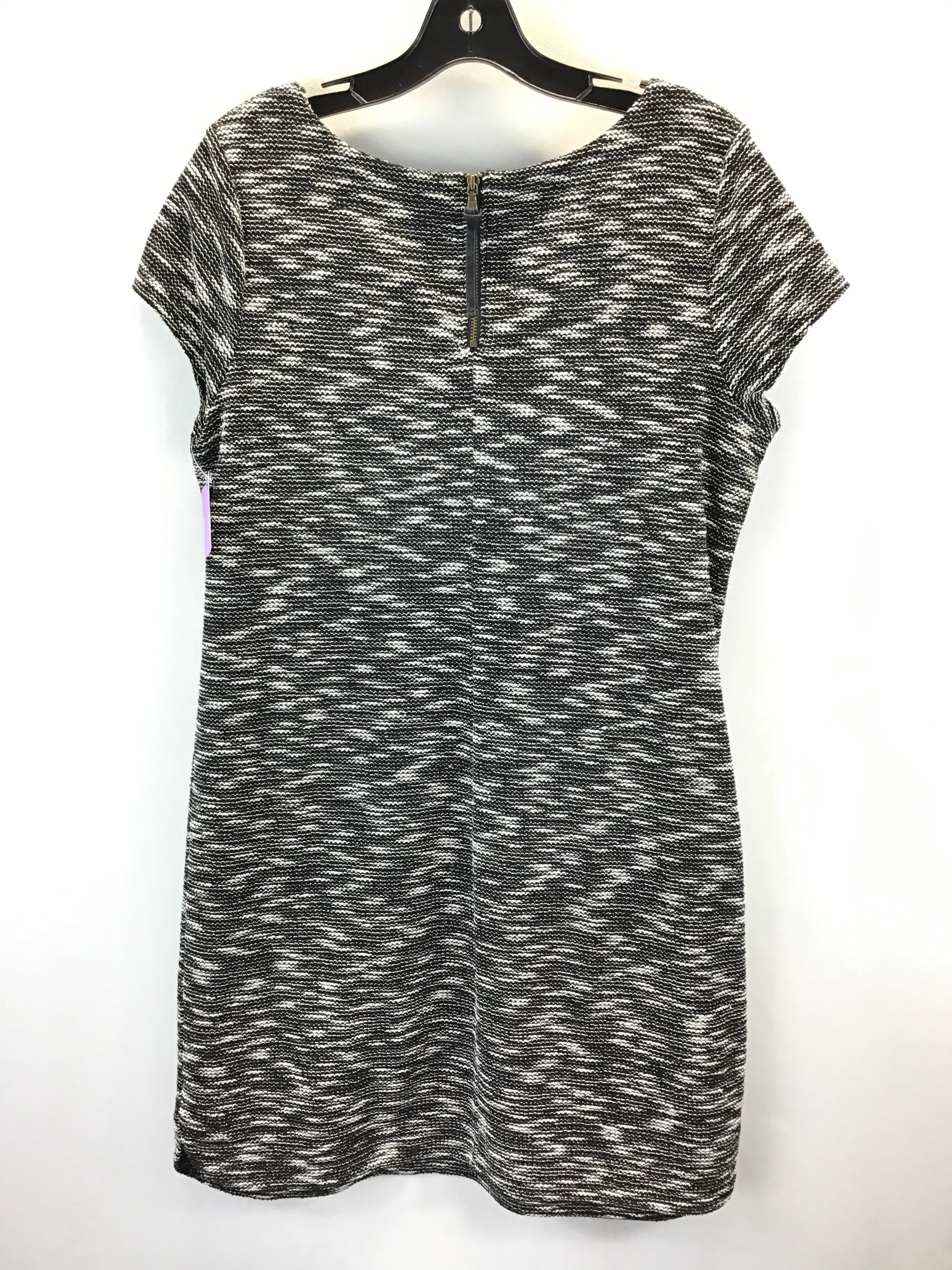 Dress Casual Midi By Loft In Black & White, Size: L