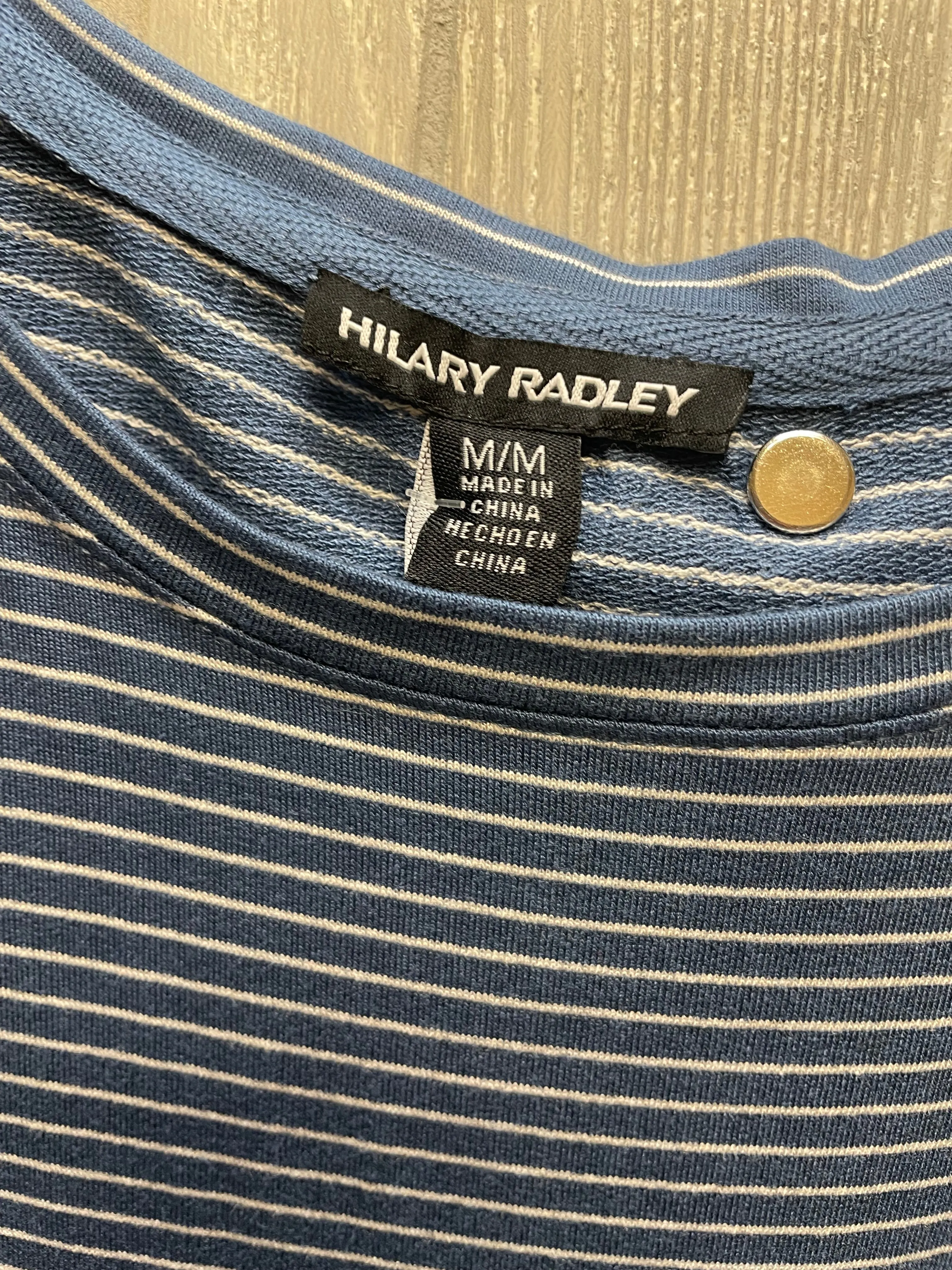 Dress Casual Short By Hilary Radley In Striped Pattern, Size: M