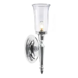 Dryden 1 Light Wall Light, Polished Chrome