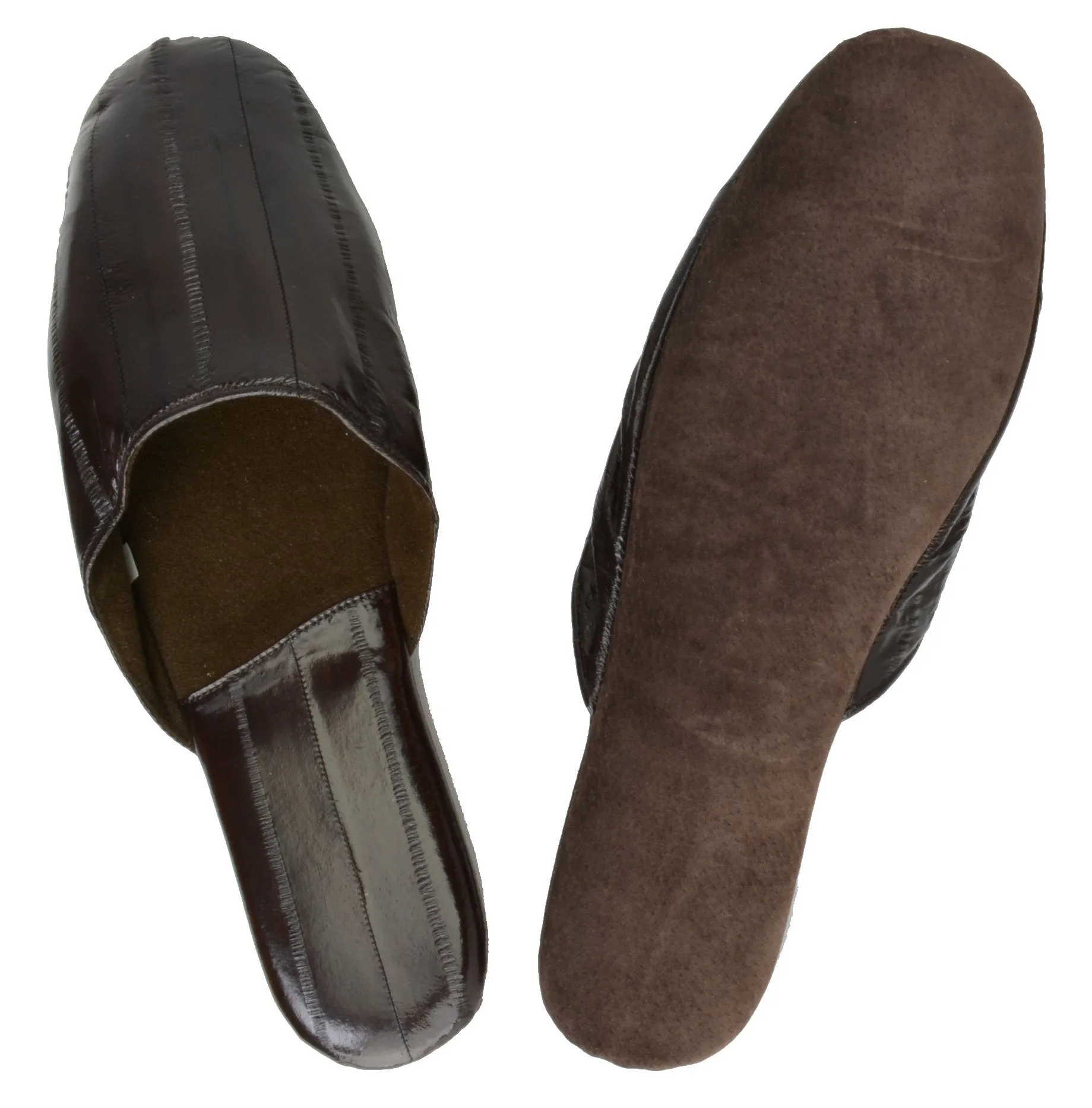 Eel Skin Slippers