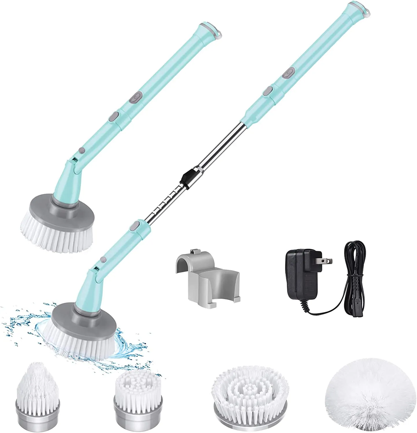 Electric Spin Scrubber Kh8 Pro,1.5H Bathroom Scrubber Dual Speed-HM742