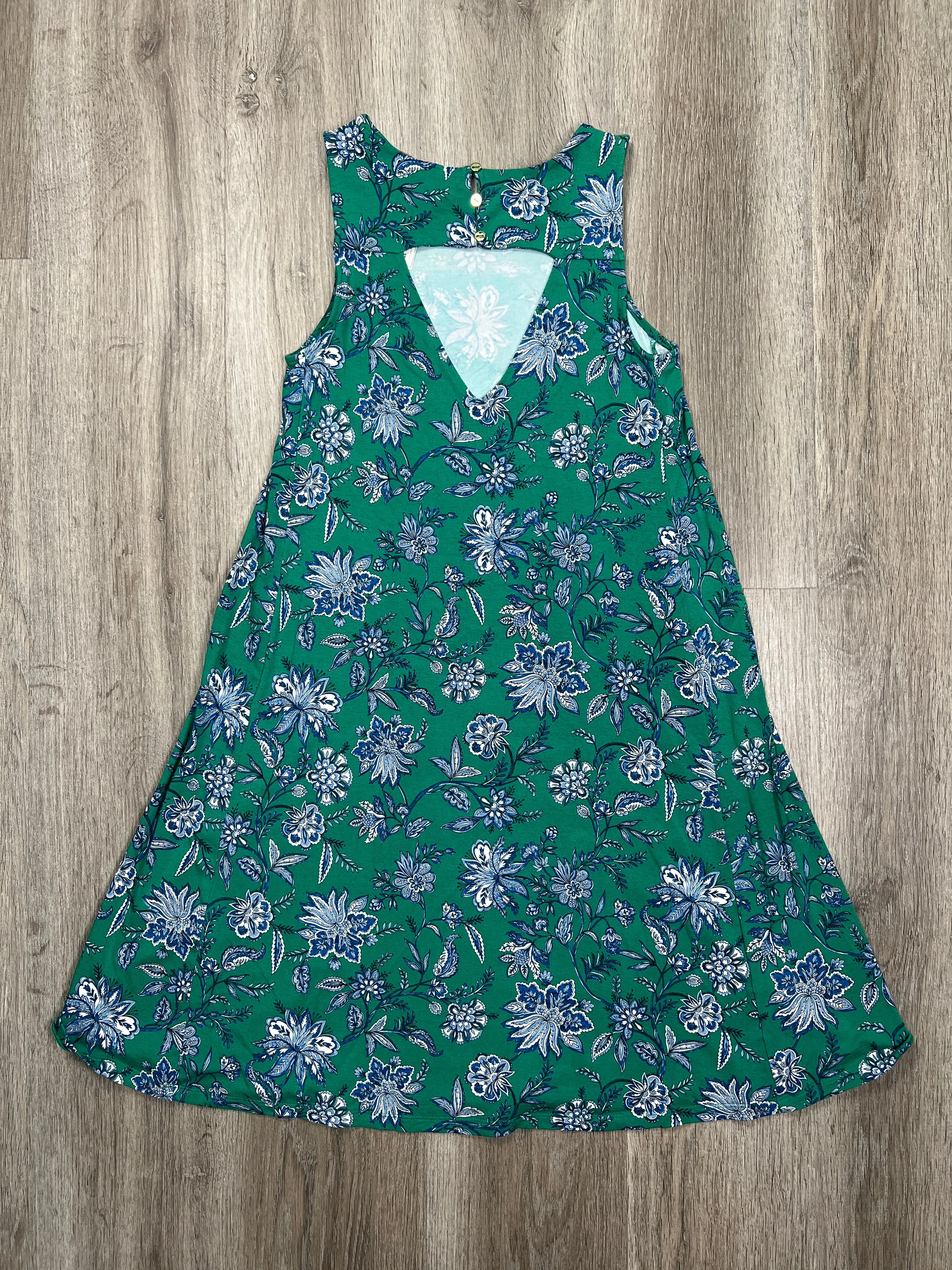 Floral Print Dress Casual Short Loft, Size Xs