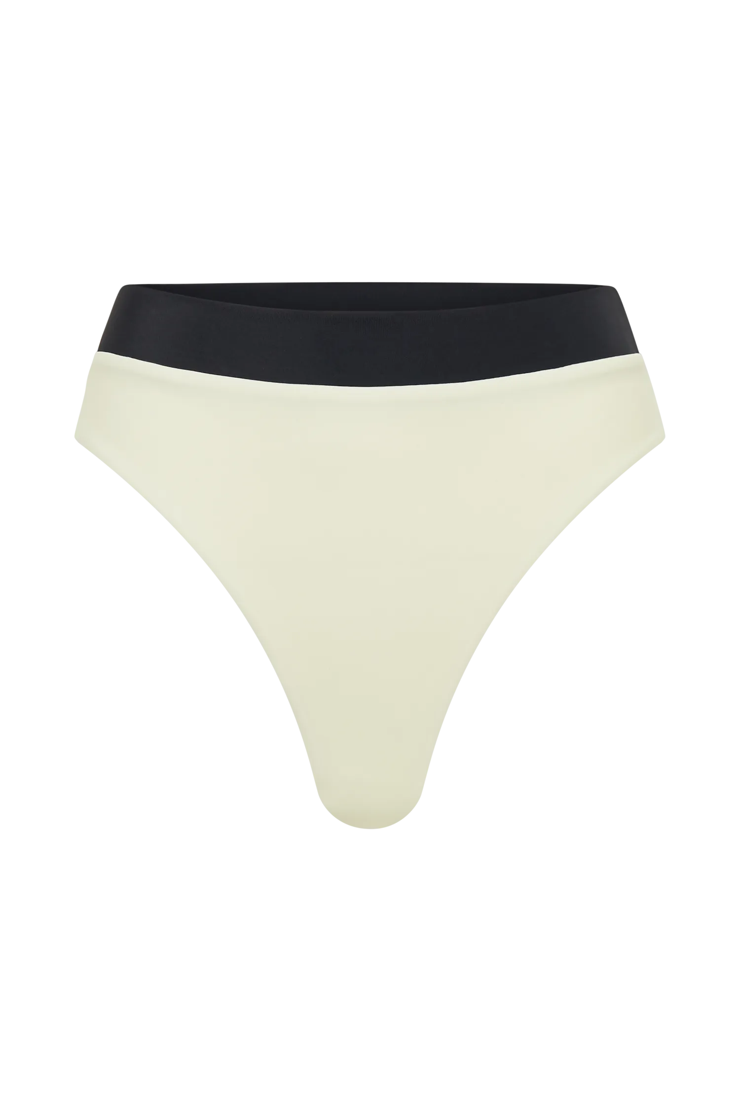 Giulia Recycled Contrast Bikini Bottom - Ivory