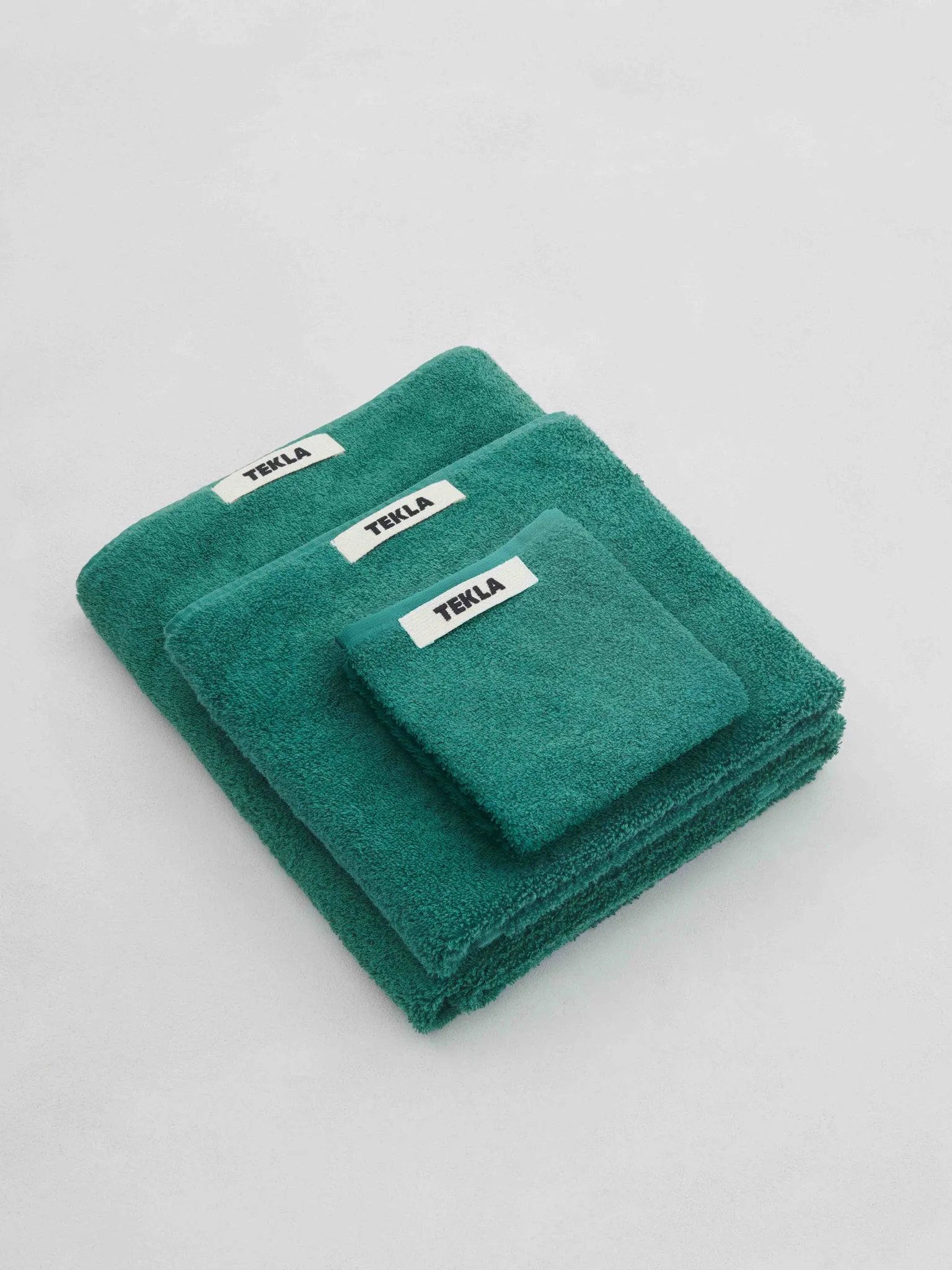 Hand Towel in Teal Green