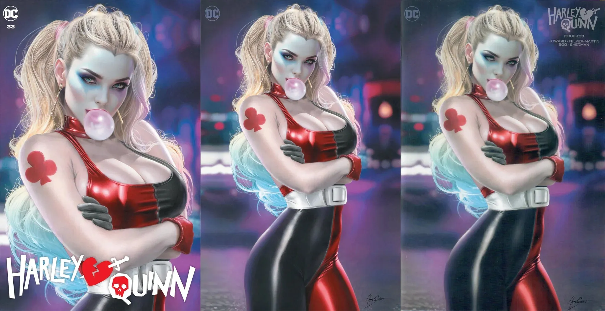 HARLEY QUINN 33 NATALI SANDERS VARIANTS