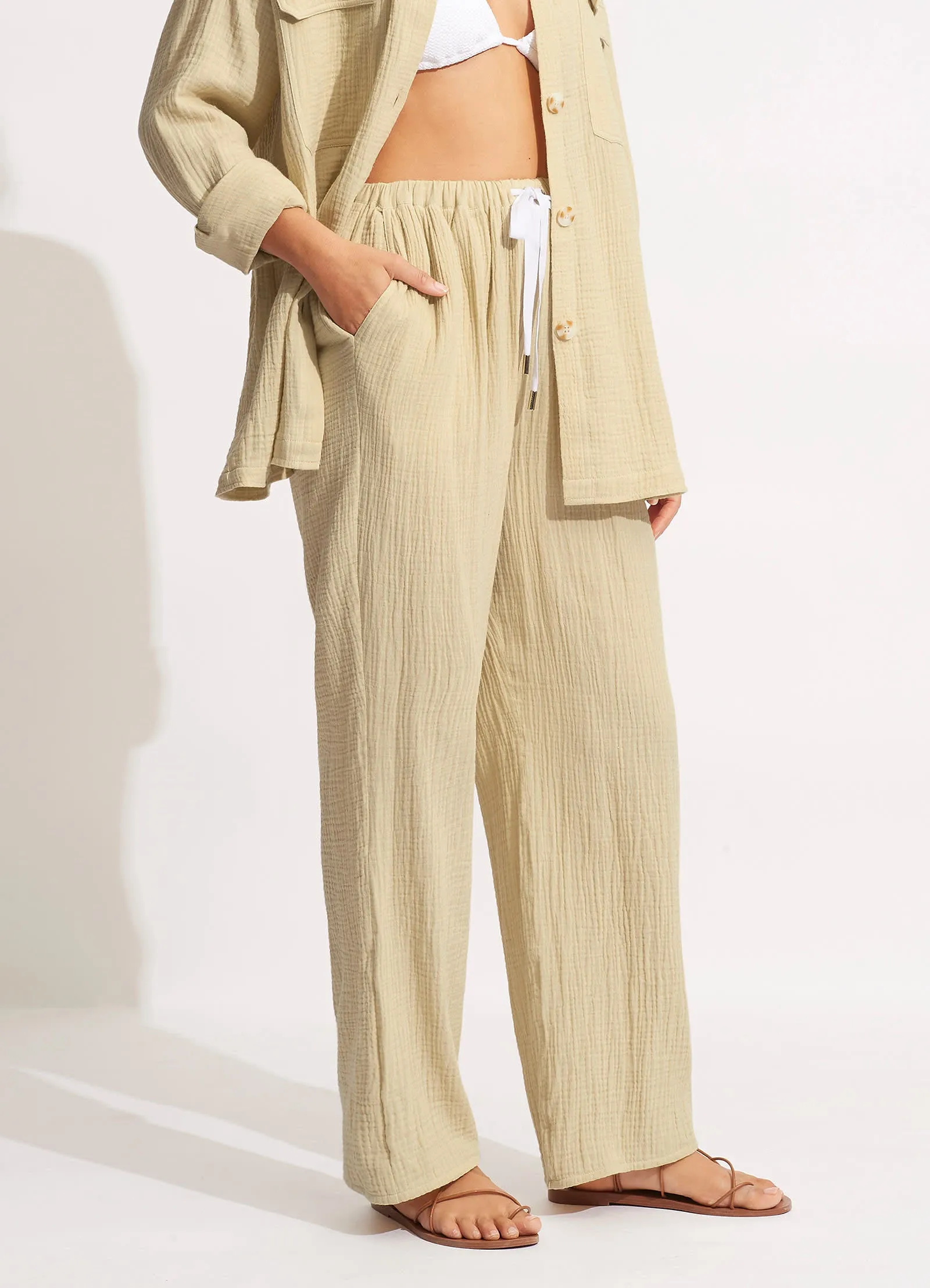 Harvest Beach Pant - Pear