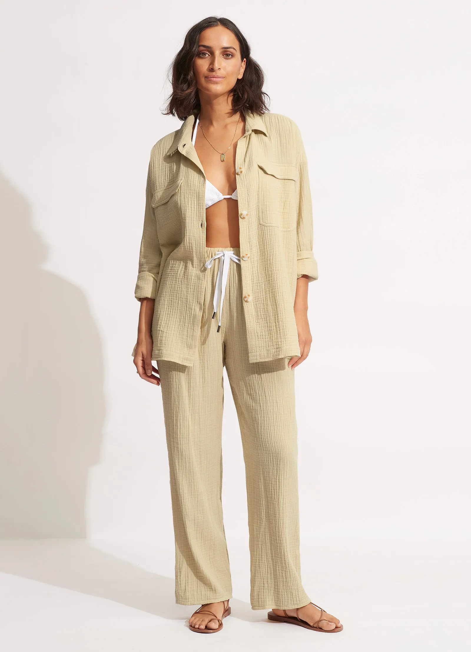 Harvest Beach Pant - Pear