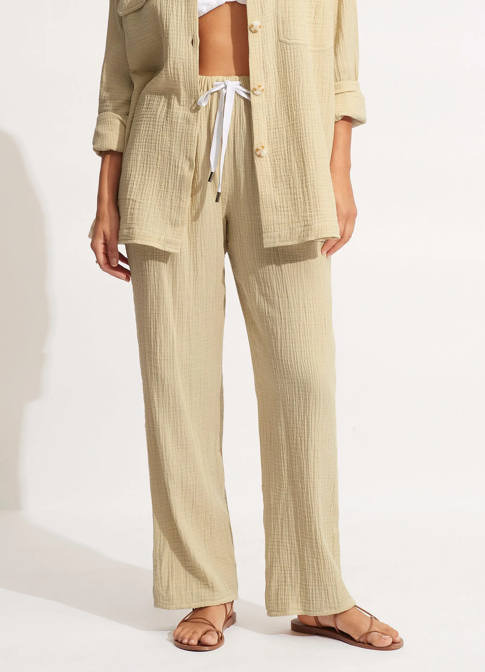 Harvest Beach Pant - Pear