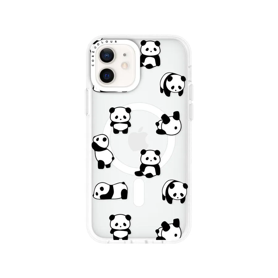 iPhone 12 Moving Panda Phone Case MagSafe Compatible