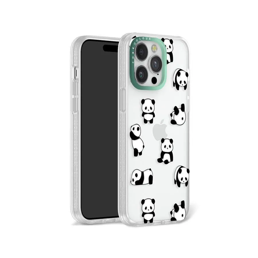 iPhone 12 Pro Moving Panda Phone Case MagSafe Compatible