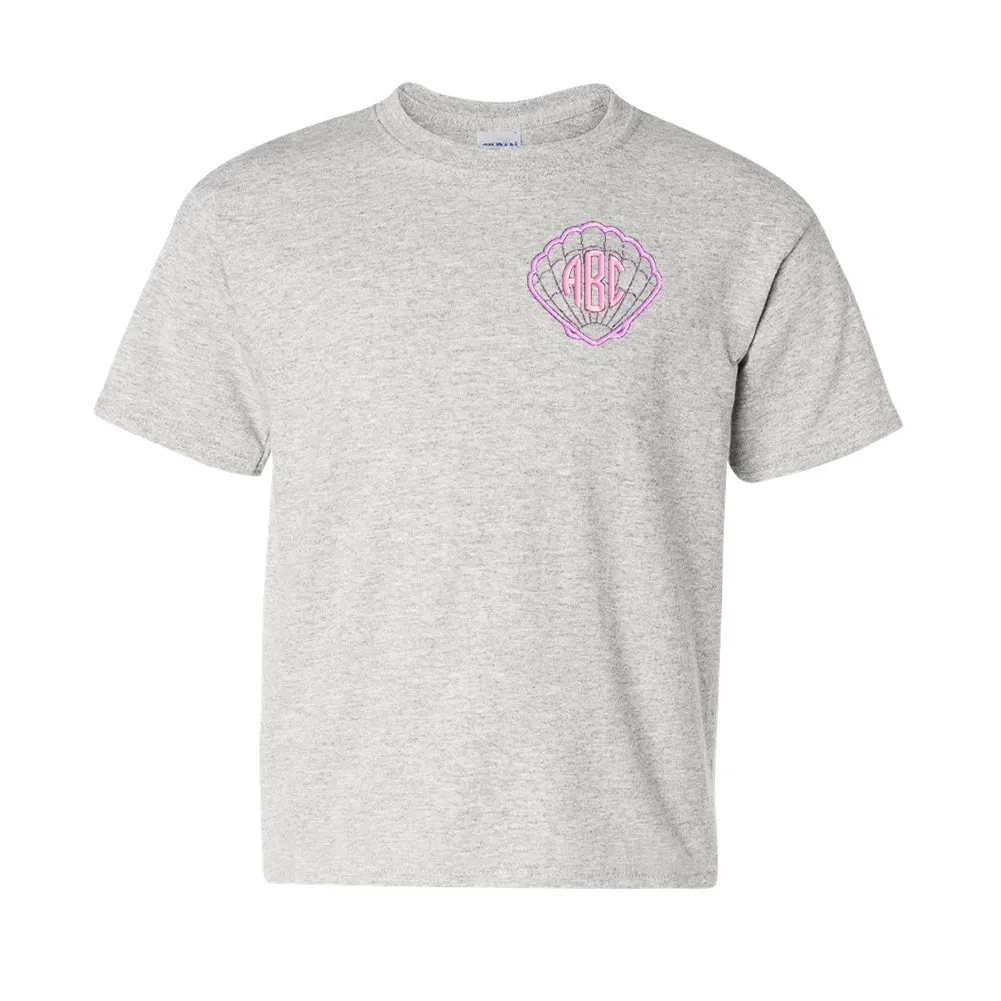 Kids Monogrammed Seashell T-Shirt