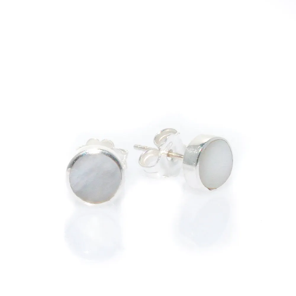 Mother of Pearl Studs 6mm