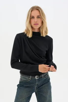 My Essential Wardrobe Helle Blouse in Black