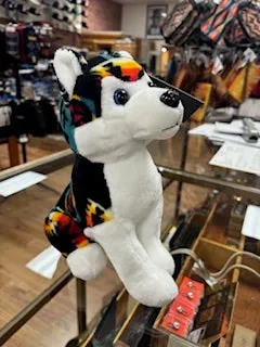 Nu Trendz Husky Plush Toy, Assorted Colors