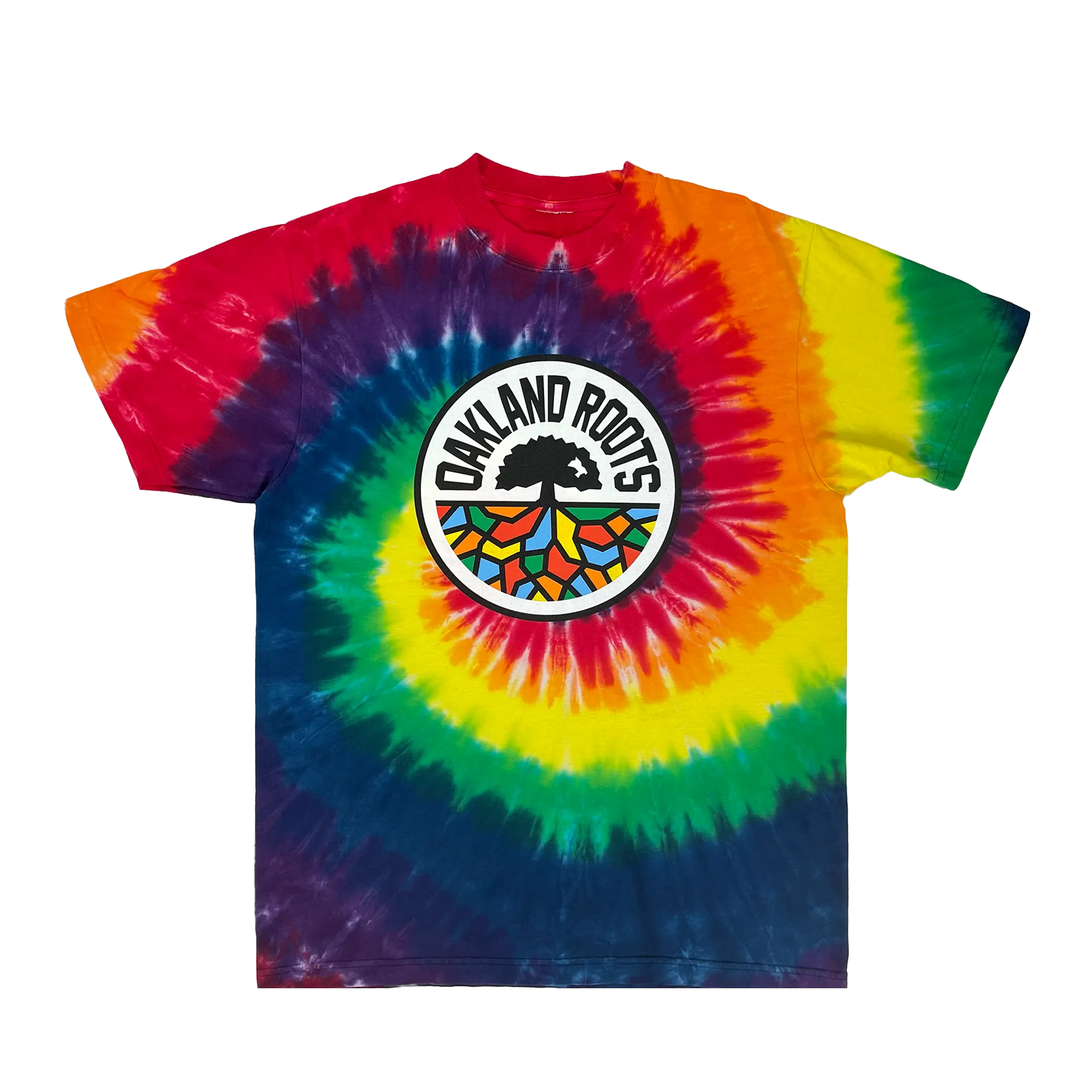 Oakland Roots SC Logo Tie-Dye Tee