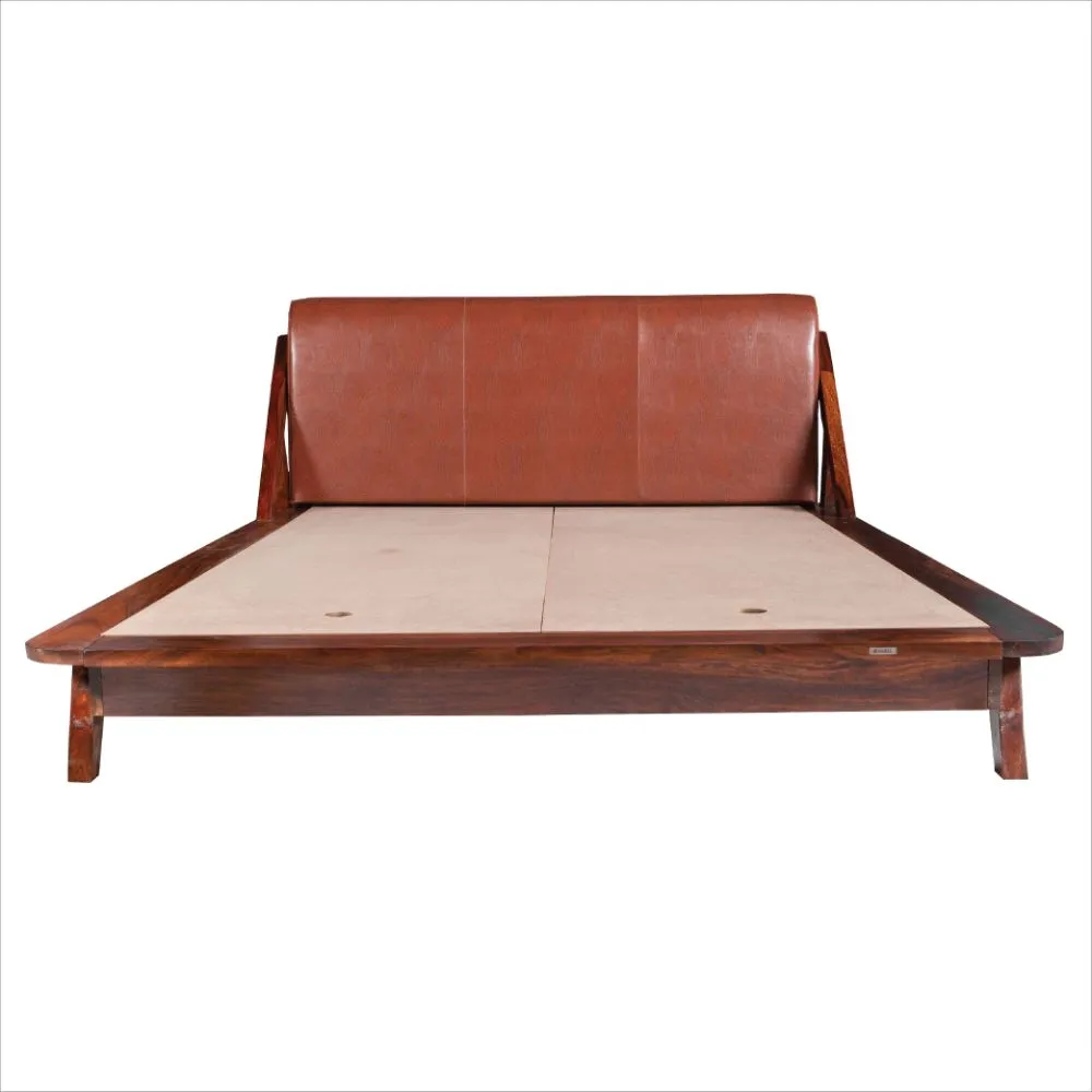 plush sheesham wood bed