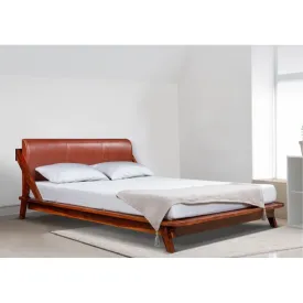 plush sheesham wood bed