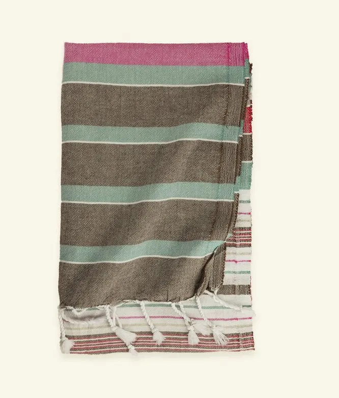 POKOLOKO TURKISH TOWEL - PATIO STRIPE