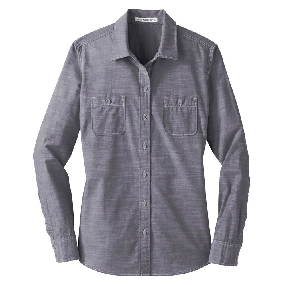 Port Authority® Ladies Slub Chambray Shirt