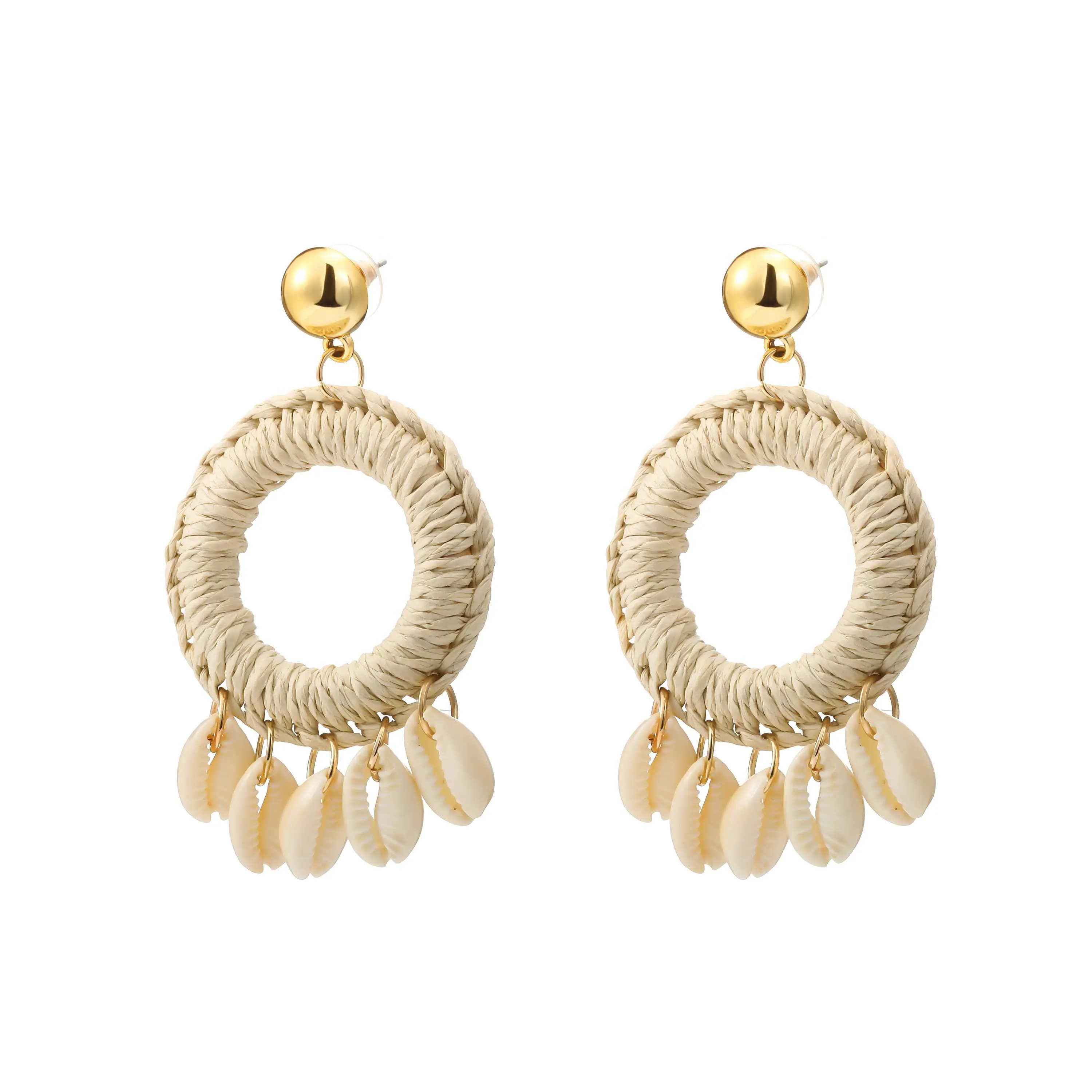 Raffia Beach Earrings