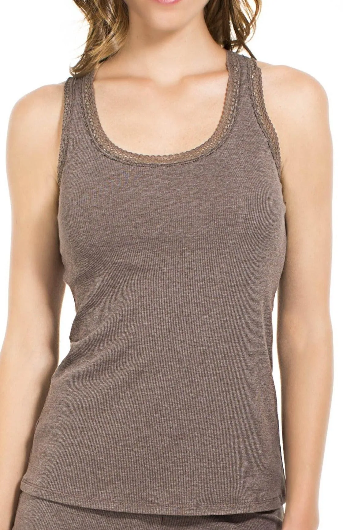 Ribbed Racerback Tank Camisole - Clearance Rack