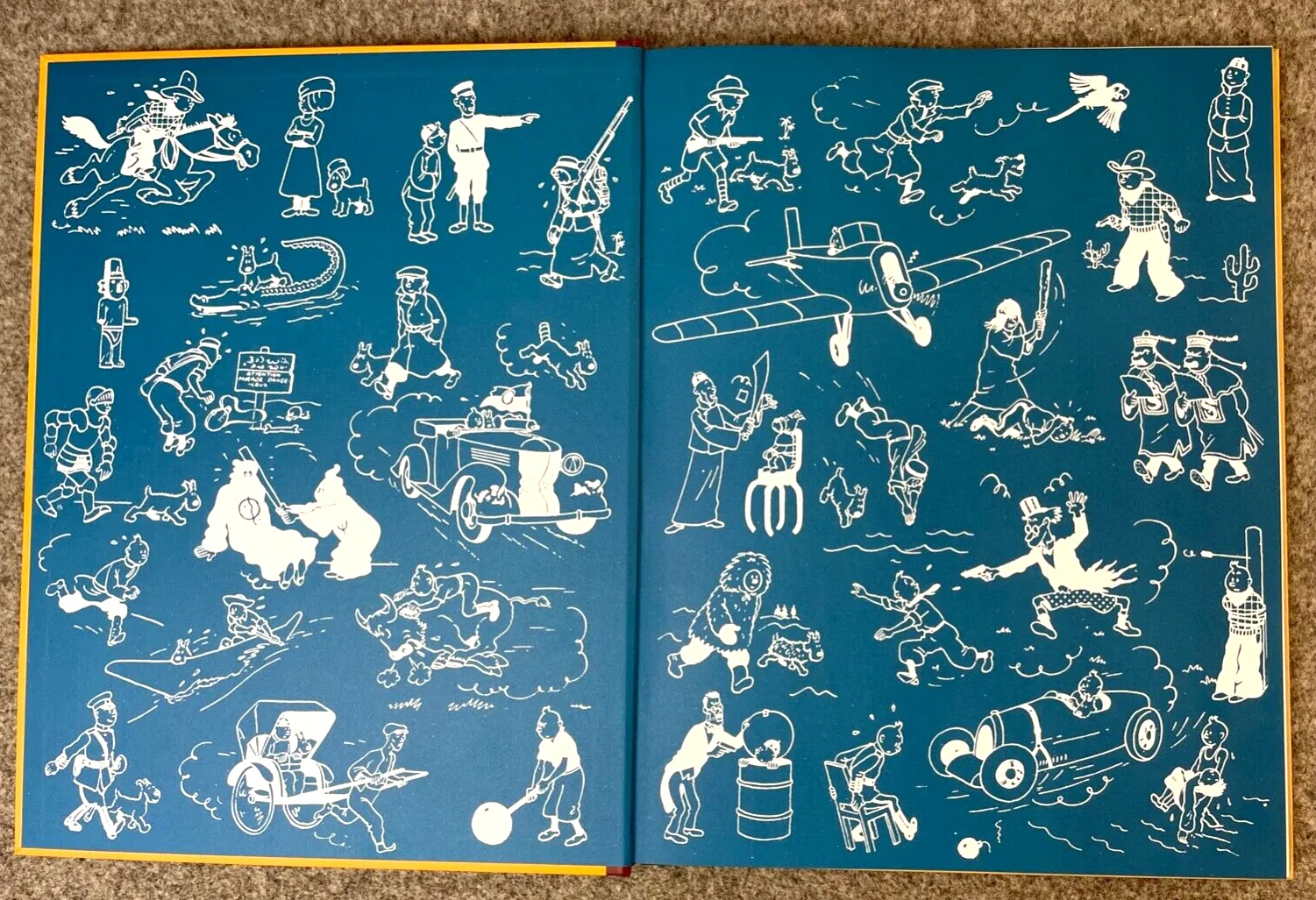 SECRET OF THE UNICORN Little Brown 2012 1st GIANT Facsimile Edition Tintin Book