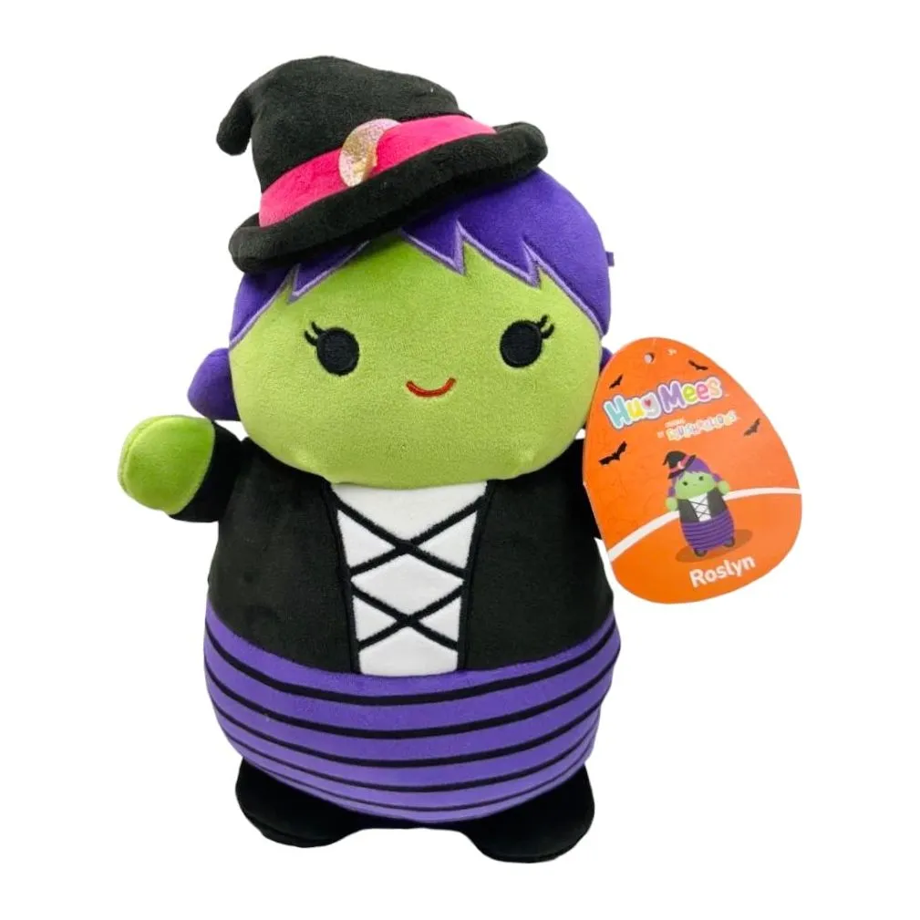 Squishmallow 10 Inch Roslyn the Witch Halloween Hug Mees Plush Toy