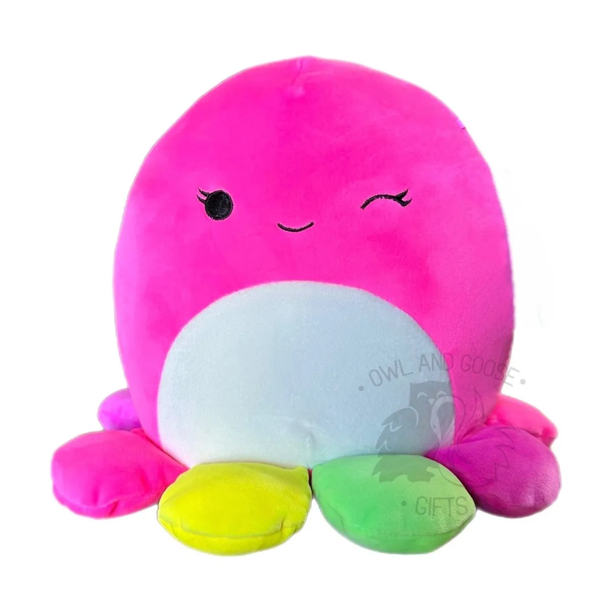 Squishmallow 12 Inch Lasla the Pink Octopus Plush Toy