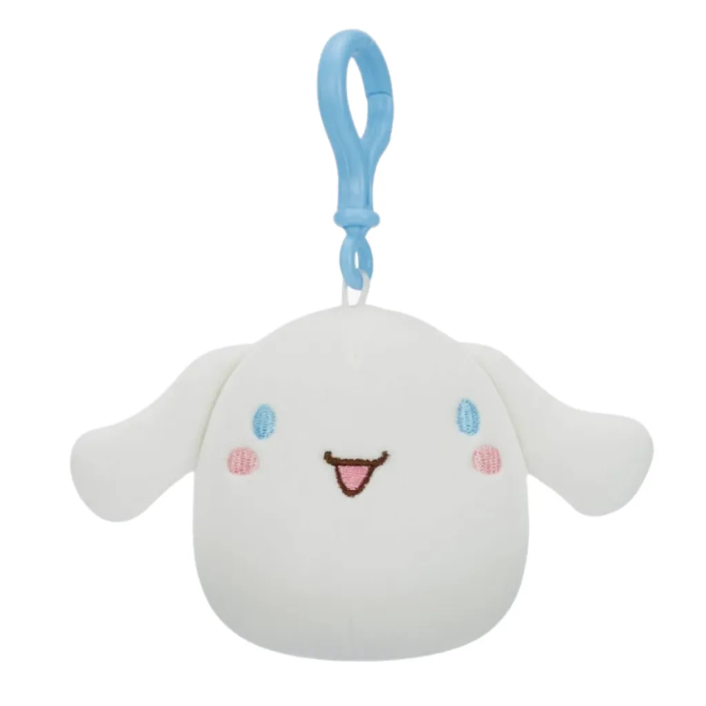 Squishmallow 3.5 Inch Cinnamoroll Sanrio Plush Clip