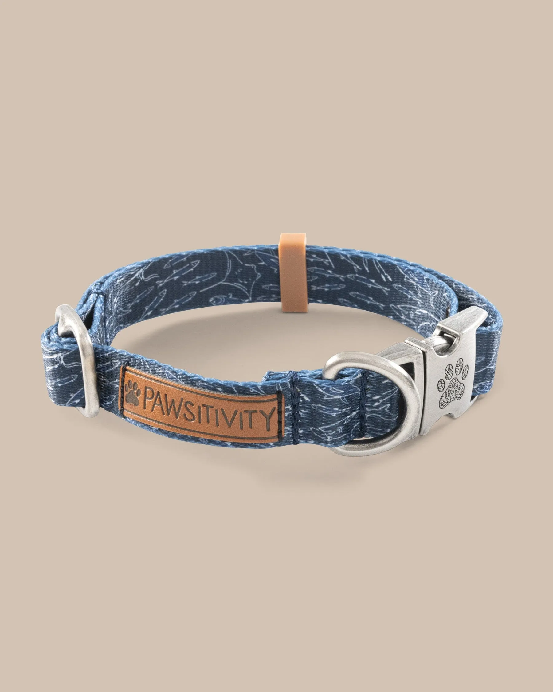 ST x Pawsitivity Schooling Fish Dog Collar