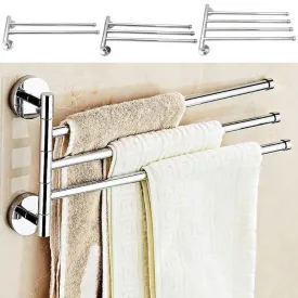 Stainless Steel Towel Shelf Wall-Mounted Bathroom Holder Adhesive Force Bathroom Shelf Pendant Toilet Roll Paper Hanging