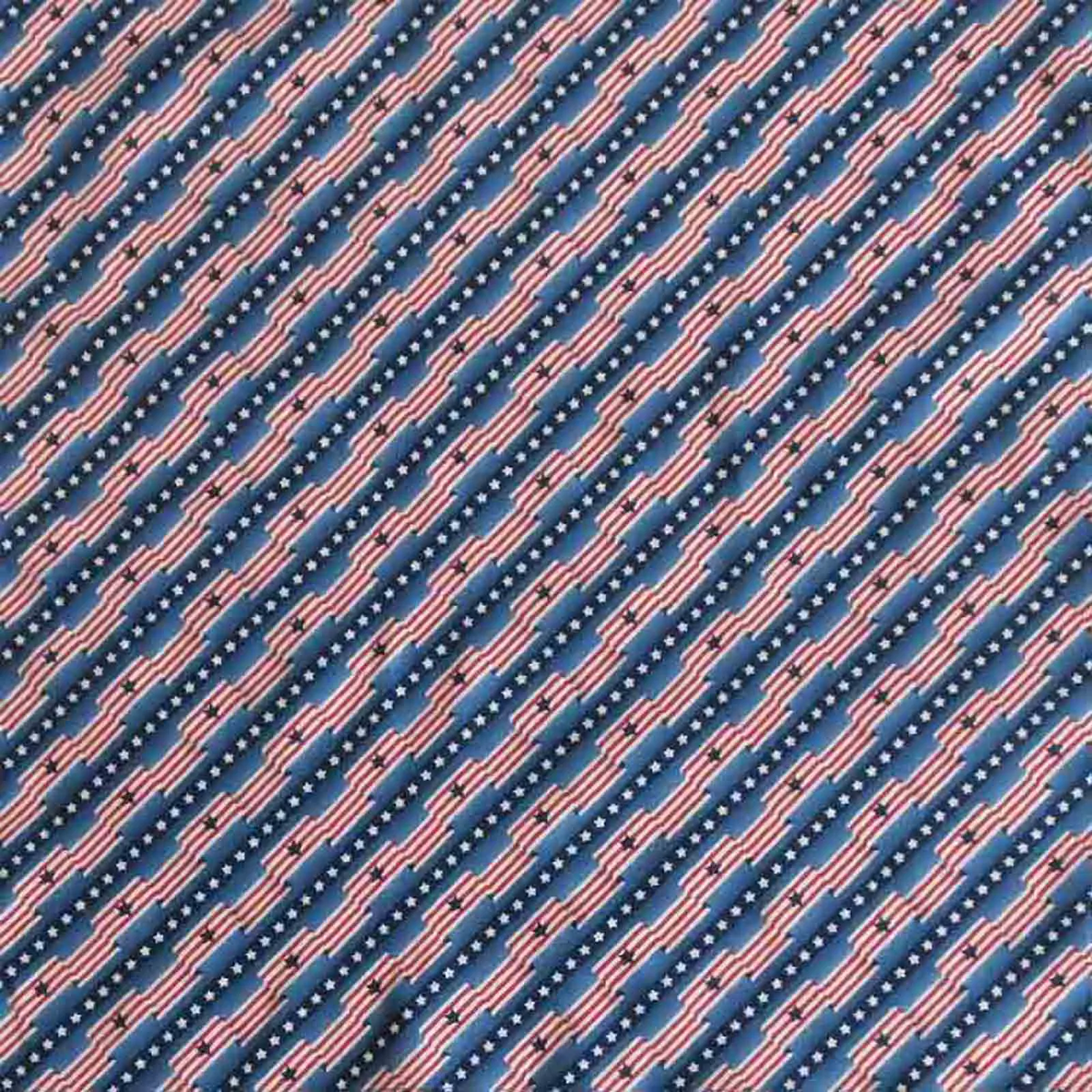 Stars & Stripes Forever Western Cotton Bandana in Blue