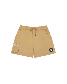 TAN COTTON SHORTS