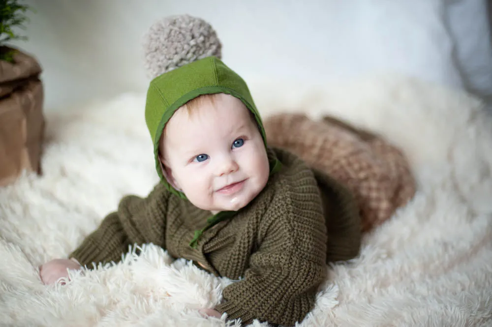 The Simple Folk Chunk Cardigan Olive