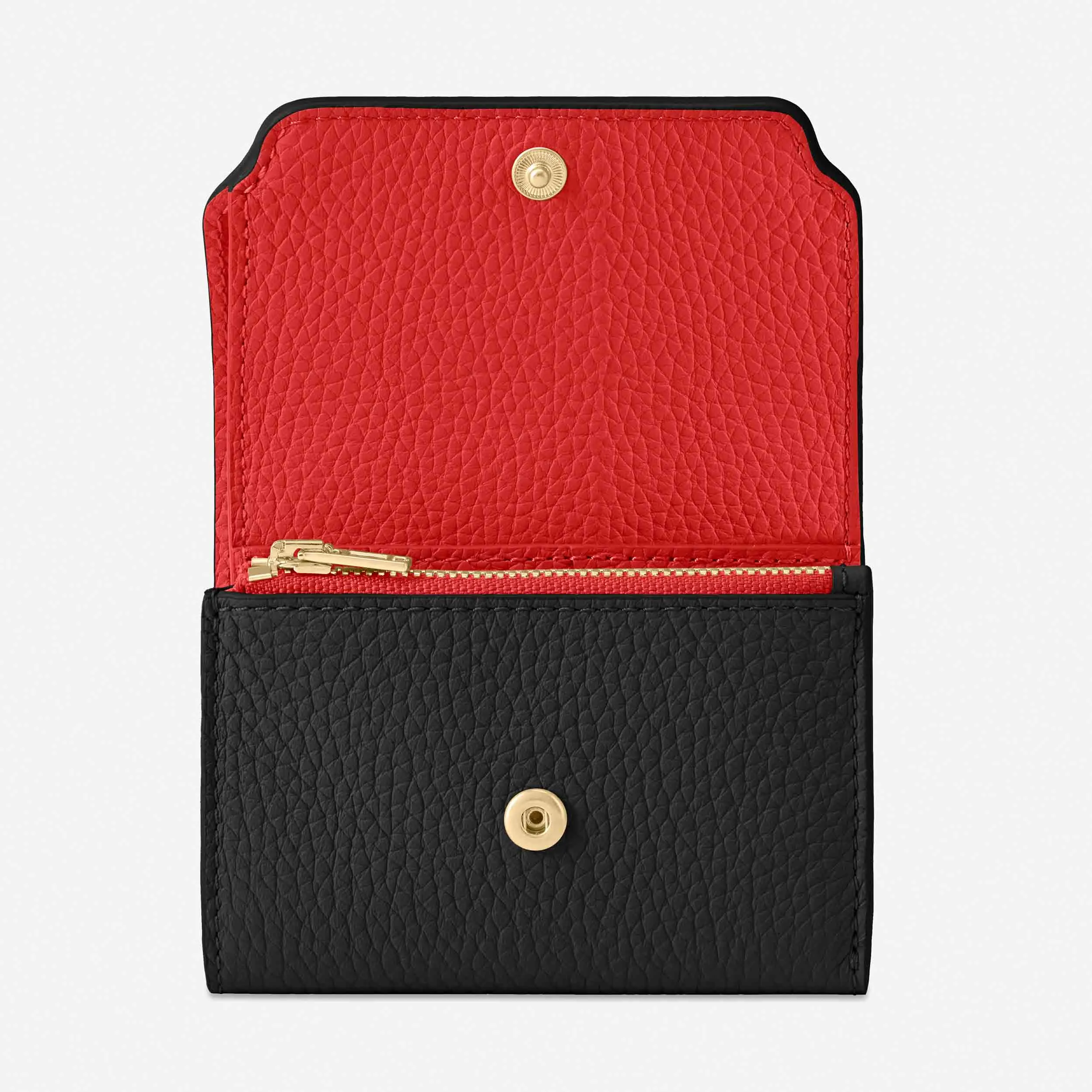 The Trifold Wallet - Rouge Noir