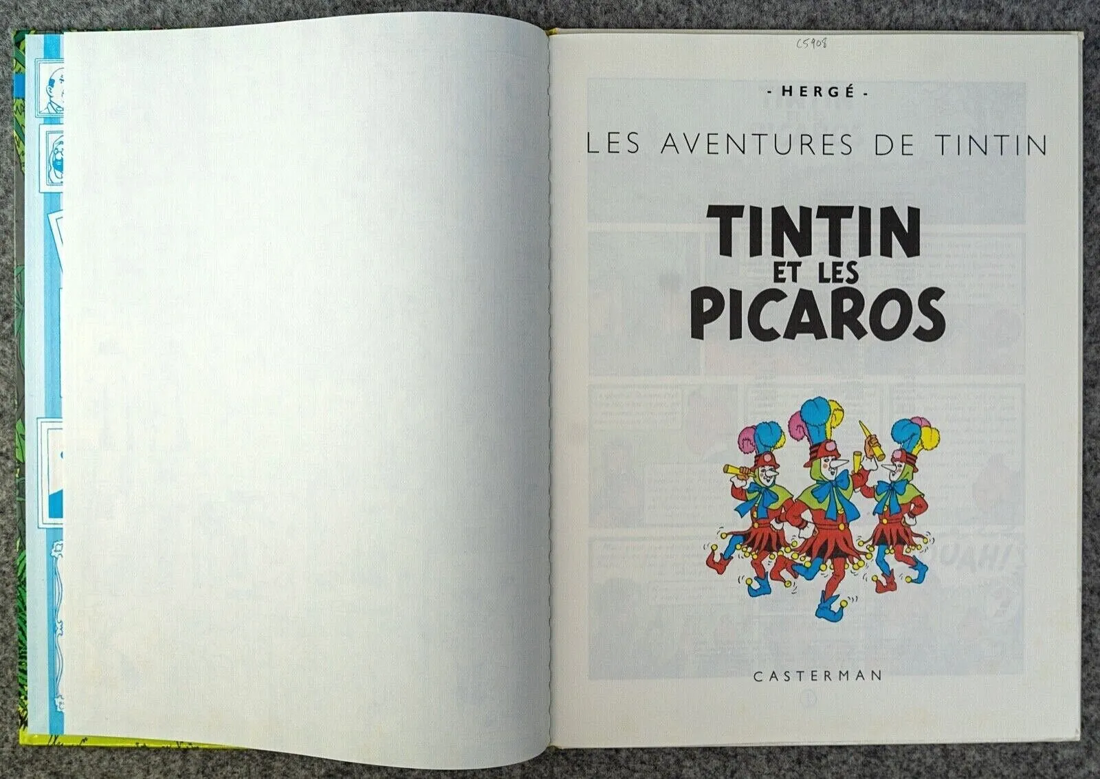 Tintin Et Les Picaros - Casterman Hardback French Tintin Book