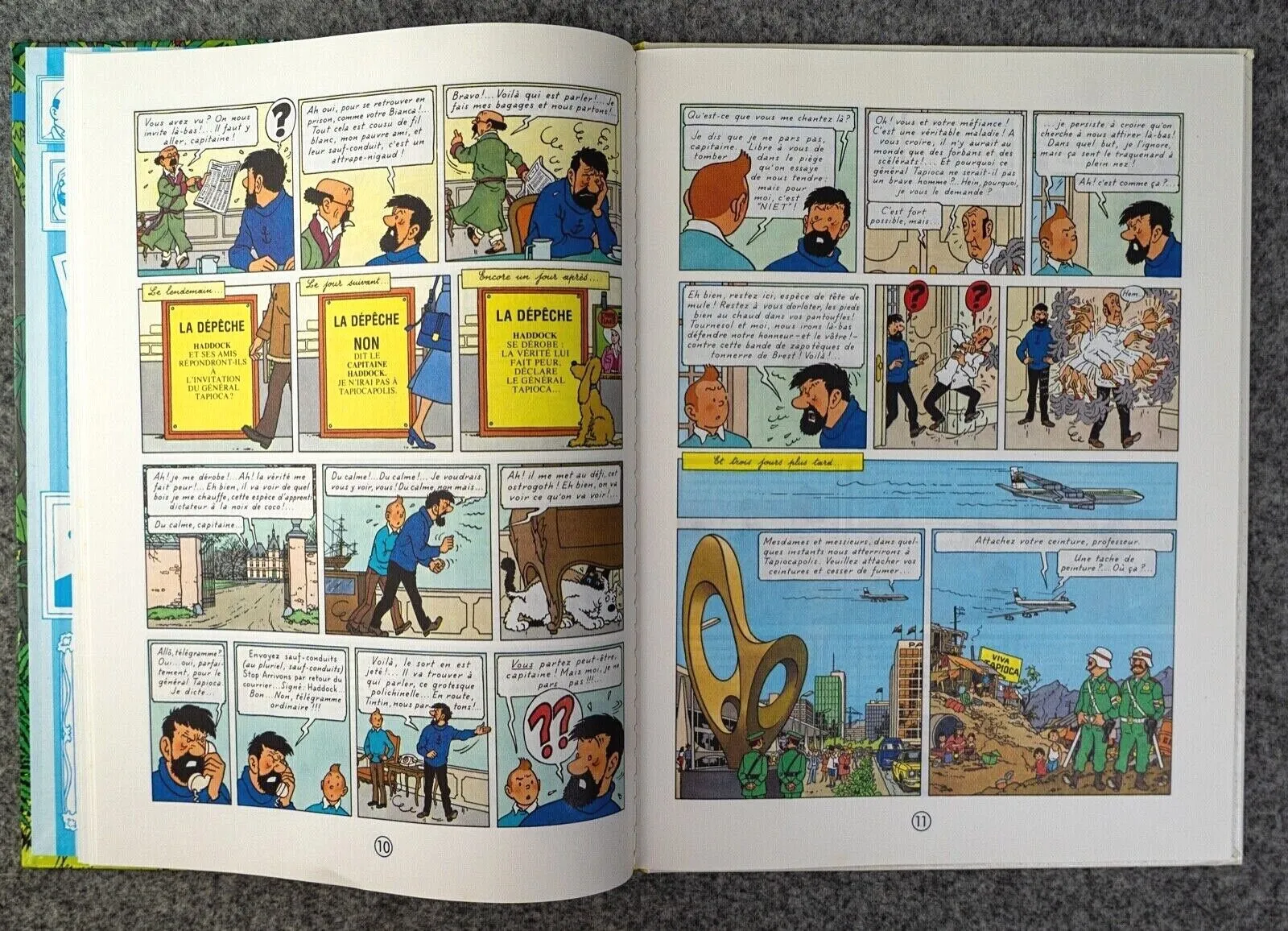 Tintin Et Les Picaros - Casterman Hardback French Tintin Book