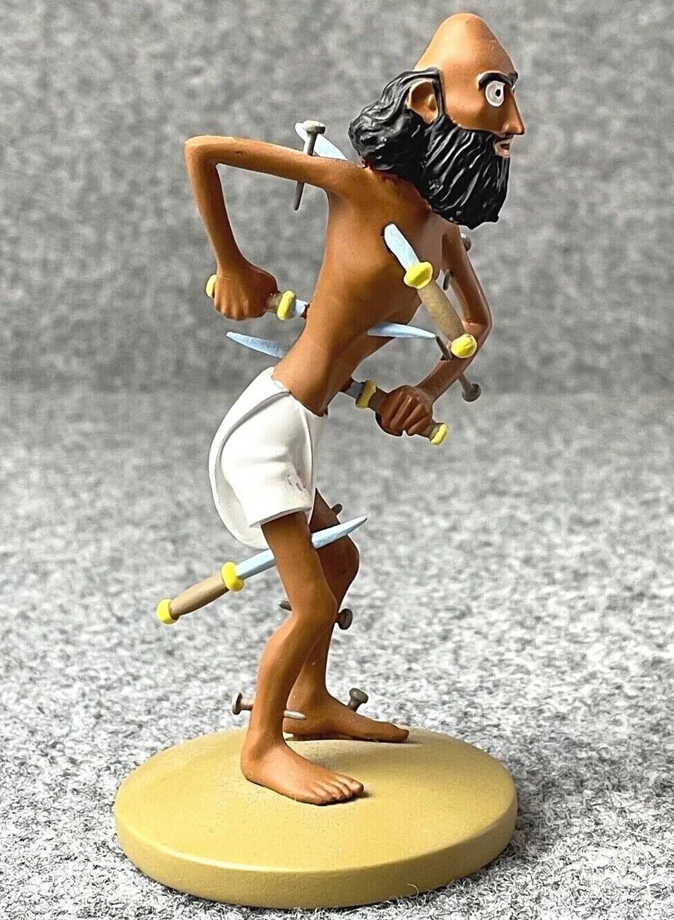 Tintin Figurines Officielle # 107 Fakir Cipacalouvishni model ML resin Figure