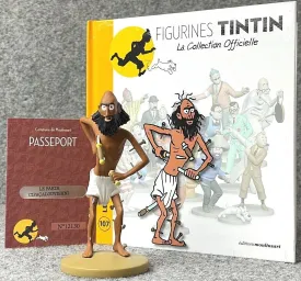 Tintin Figurines Officielle # 107 Fakir Cipacalouvishni model ML resin Figure