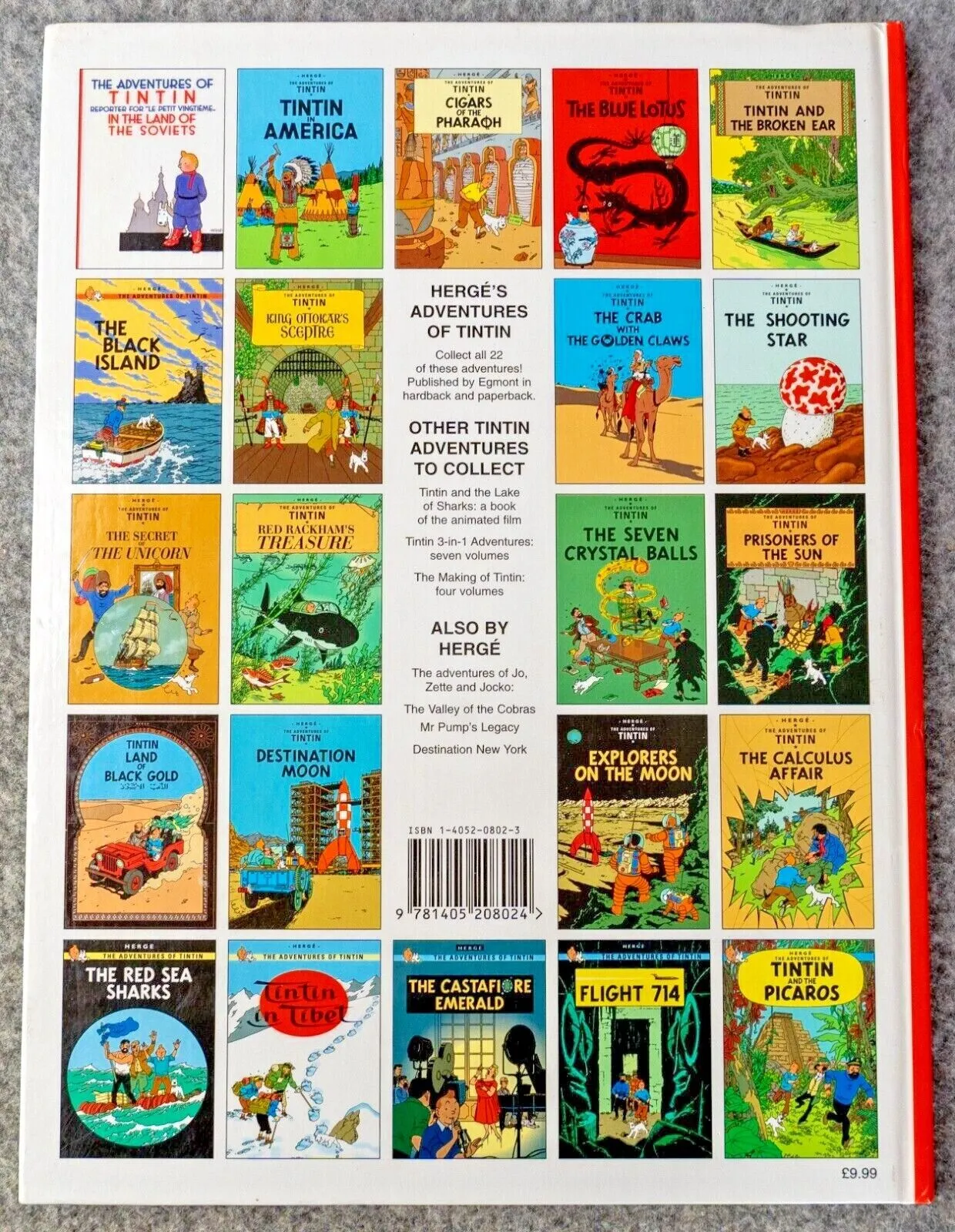 Tintin in the Land of the Soviets: Egmont 2000s Hardback Book UK Edition